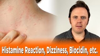 Histamine Reaction Dizziness Biocidin etc  Dr J Q amp A [upl. by Marsha]