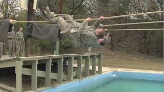 Air Force Basic Military Training BMT Obstacle Course [upl. by Atoiyanap]