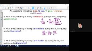 Probability Dependent Events Examples [upl. by Aihtenak169]