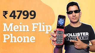 Nokia 2660 Flip Review  Hindi  Best Phone under Rs 5000 [upl. by Schaeffer]