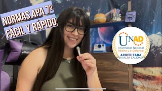 🇨🇴 Normas APA 7 edición para estudiantes de la unad [upl. by Anicul203]