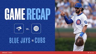 Cubs vs Blue Jays Game Highlights  81824 [upl. by Atekihs]