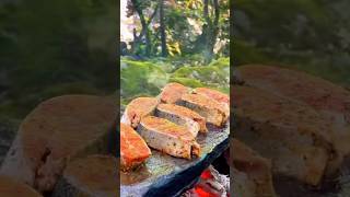 Part 37 Grilled Salmon Fried Steak Recipe – Easy amp Tastygrilledsalmonsteak grillingsteaks [upl. by Giulietta]