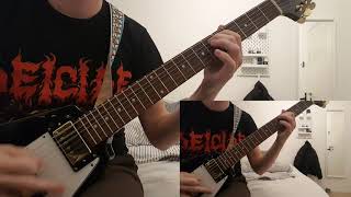 Gorguts  Stiff and Cold guitar cover [upl. by Ekaj]