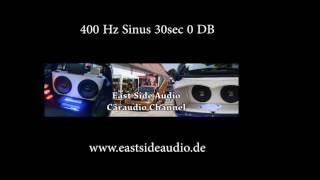 400 Hz Sinus Ton Wave 0DB für Hifi Audio Test Testton 30sec [upl. by Teirrah]