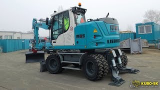 New Liebherr A912 compact with Nekr tiltrotator  excavator walkaround [upl. by Ynad]