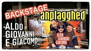 Il backstage di Anplagghed  Aldo Giovanni e Giacomo [upl. by Tertius]