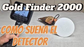 Nokta Makro Gold Finder 2000 Prueba de Manejo y Como Suena el Detector Colombia [upl. by Eirrej]