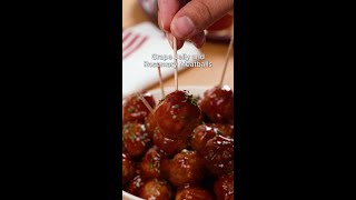 Grape Jelly Rosemary Meatballs [upl. by Horan]