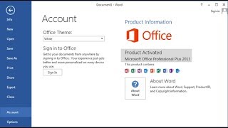 Permanently Activate Microsoft office 2013 Pro plus for Free [upl. by Martinelli989]