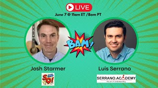 Josh Starmer and Luis Serrano livestream 2  Double BAM [upl. by Edmunda539]