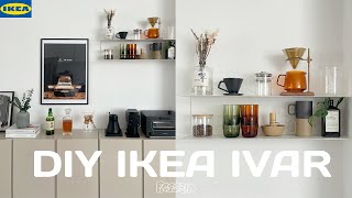 Turning IKEA Ivar Cabinets Into a Sideboard  DIY Project easy amp affordable [upl. by Vel]