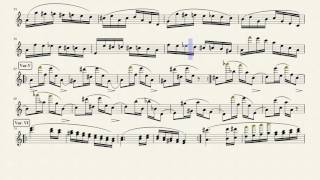 Paganini Caprice No 24 In A Minor Sheet Music [upl. by Manda]