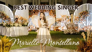 MARIELLE MONTELLANO singing at our Wedding  BEST decision ever MarriedInMelody WeddingSingerMagic [upl. by Naam]