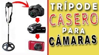 Como hacer un TRIPODE CASERO para Camara Reflex digital gopro  2024 [upl. by Iroj]