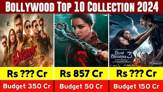 Top 10 Bollywood Highest Collection Movies Of 2024  Singham Again  Stree 2  Bhool Bhulaiyaa 3 [upl. by Laktasic774]