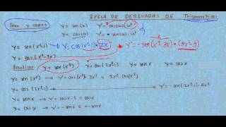 Regla de derivar 6 trigonometricas derivadas [upl. by Sosthena]