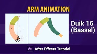 Arms Animation After Effects Tutorial  Duik 16 Bassel [upl. by Airdnek]