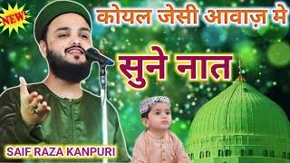 New Naat 2025  Saif Raza Kanpuri Naat मदीना तो लाजवाब होगा ना ✓ सैफ रजा कानपुरी Urs E Huzur Mujahid [upl. by Genna]