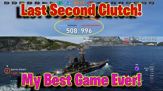 The Most Insane Game I Have Ever Played World of Warships Legends [upl. by Darrill]