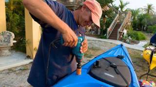 How to Install a Kayak Fishing Rod Holder [upl. by Steiner]