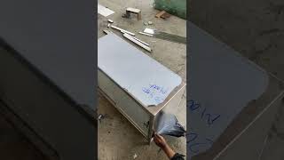 stainless steel sliding cabinet making [upl. by Adonis]