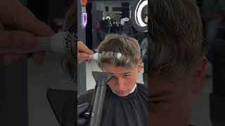 hör auf die haare einfach nach vorne zu föhnen❌ haircare hair barber hairstyle tutorial [upl. by Corby263]