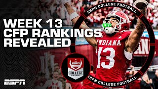 Week 13 College Football Playoff Rankings REVEALED 👀  ESPN College Football [upl. by Anilatac]