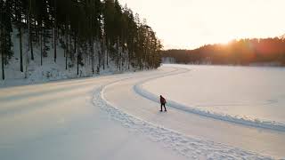 Schaatsen in ZuidFinland [upl. by Ecar]