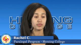 Herzing College in Toronto Student Reviews Rachel C [upl. by Herschel4]