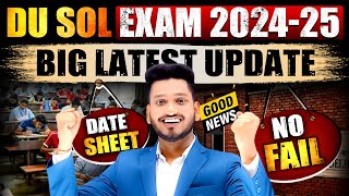 DU SOL Exam December 2024 Semester 1st 3rd amp 5th Big Latest Updates Date Sheet Subject amp Syllabus [upl. by Iderf]