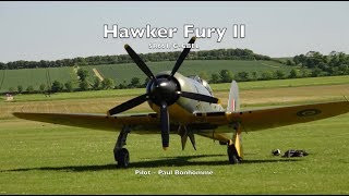 Hawker Fury II SR661 GCBEL  Flown by Paul Bonhomme [upl. by Alaric]