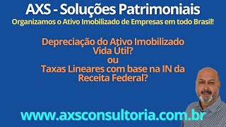 Depreciação do Ativo Imobilizado  Assets Solutions [upl. by Jobe]