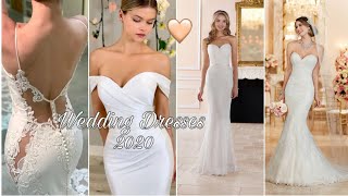 VESTIDOS DE NOVIA SENCILLOS Y BONITOS DE MODA 2020 WEDDING DRESSES MELHORES VESTIDOS DE NOIVAS 2020 [upl. by Ainitsirk]