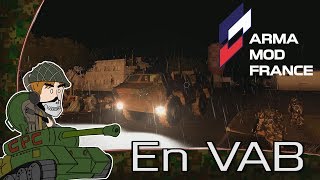 ARMA 3 FR  En VAB partie 2 Armée Française [upl. by Olifoet927]