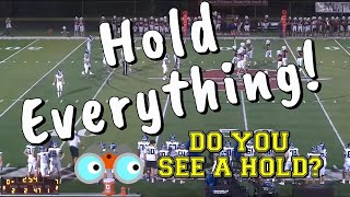 High School Football Officials See Holding On End Of Line Do You See It Too [upl. by Mia]