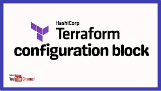 16 Terraform SE03  terraform configuration block [upl. by Niatsirk]