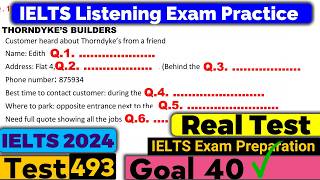 IELTS Listening Practice Test 2024 with Answers Real Exam  493 [upl. by Wonacott]