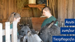 Ausbildung zur Tierpflegerin in der Fachrichtung Zoo  Abheber Ostwestfalen [upl. by Gean]