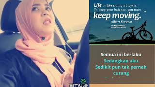 Karaoke smule  izni farouk  sembilu ella [upl. by Gunn750]