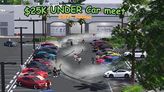 Under 25K Car Meet At Bubmart SWFL Roblox [upl. by Ellahcim]