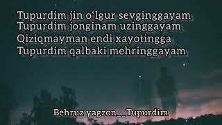 Behruz yagzon tupurdim teksti [upl. by Koren517]