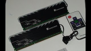 Dissipador de calor para memoria ram com RGB unboxing [upl. by Paulina]