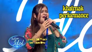 sneha Indian idol season 15 audition apne singing se judges ko kiya empress [upl. by Hsu]