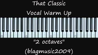 Classic Vocal Warm Up Exercise [upl. by Carree]