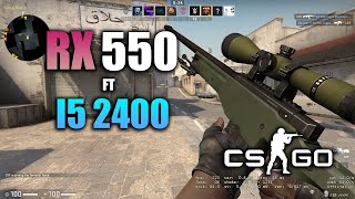 RX 550 CS GO  1080p Low ft I5 2400 in 2021 [upl. by Gaddi]