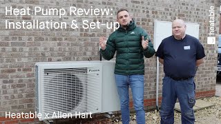 Air Source Heat Pump Installation amp Setup UK Case Study [upl. by Eisen]