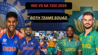 India🇮🇳 vs South Africa🇿🇦 T20 Series Both teams squad  India tour of South Africa🇿🇦 [upl. by Llertac533]