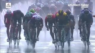 Stage 17 Sprint Finish  2018 Giro dItalia [upl. by Cousins]