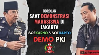 Obrolan Sukarno amp Suharto di Demo Mahasiswa G30sPKI [upl. by Renaldo]